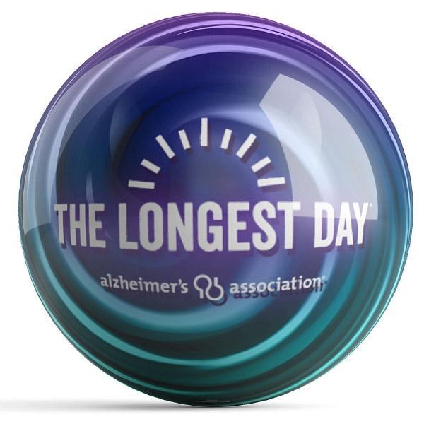Alzheimer's Association The Longest Day Bowling Ball