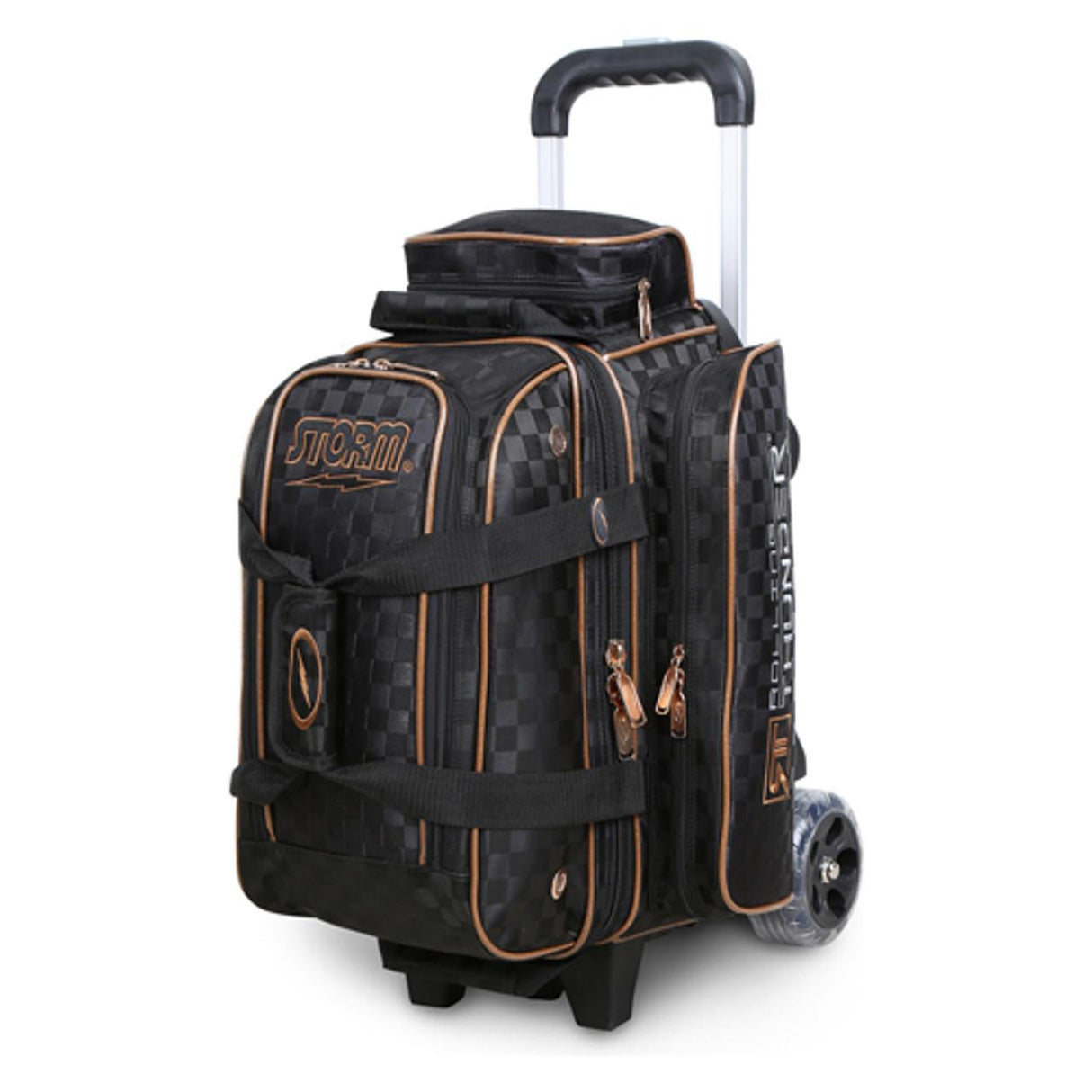 Rolling Thunder 2 Ball CHECKERED Black/GOLD - STM