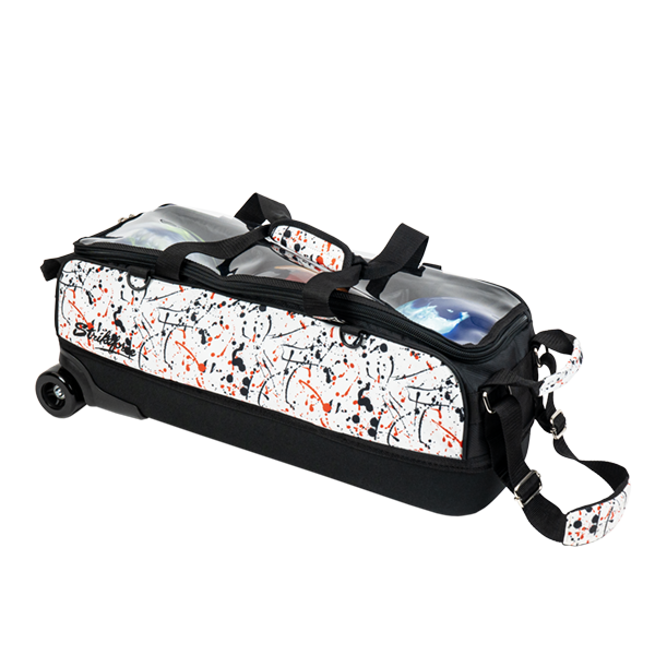 Dye Sub Slim Triple - White/Black/Red Splash