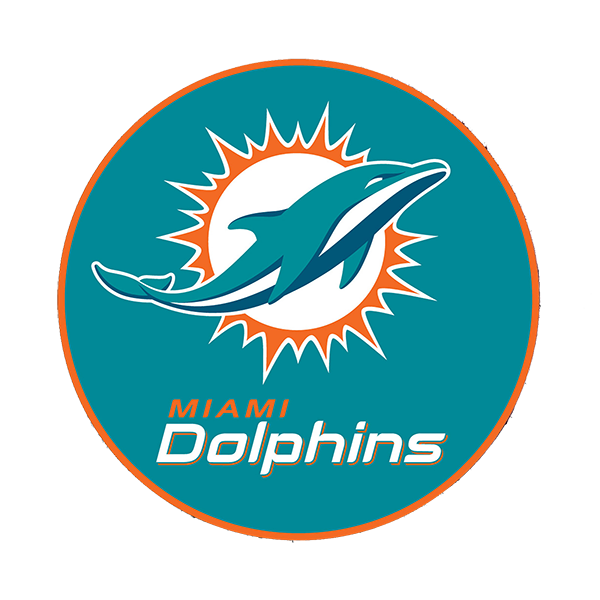 KR Strikeforce NFL Round Rubber Shammy Miami Dolphins