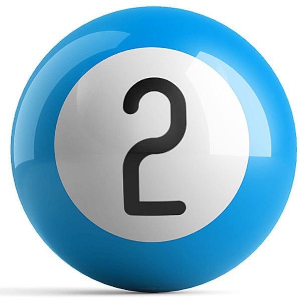 Blue 2 Ball Bowling Ball