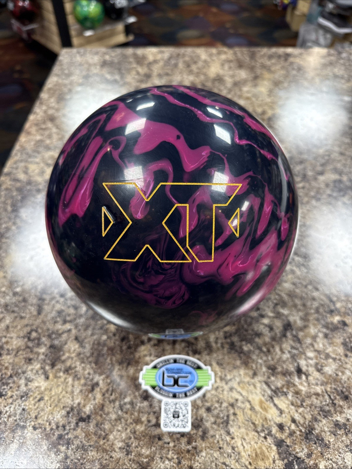 14lb Storm Prime Gate Black/Fuschia Bowling Ball Overseas NEW Undrilled RARE!!