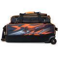 Dye-Sub Triple Tote - Orange w/Pouch