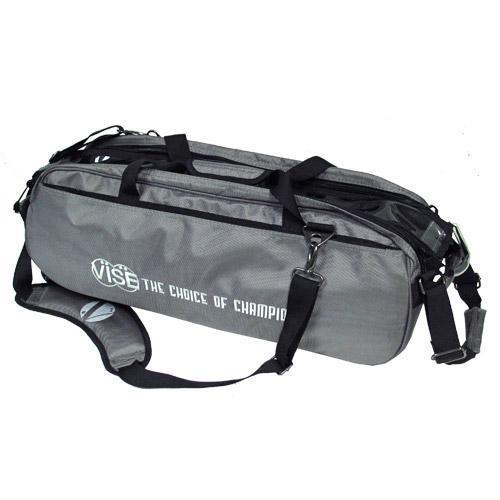 Vise 3 Ball Clear Top Tote Roller Gray