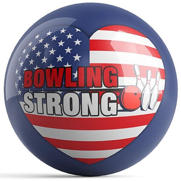 Bowling Strong US Heart Bowling Ball
