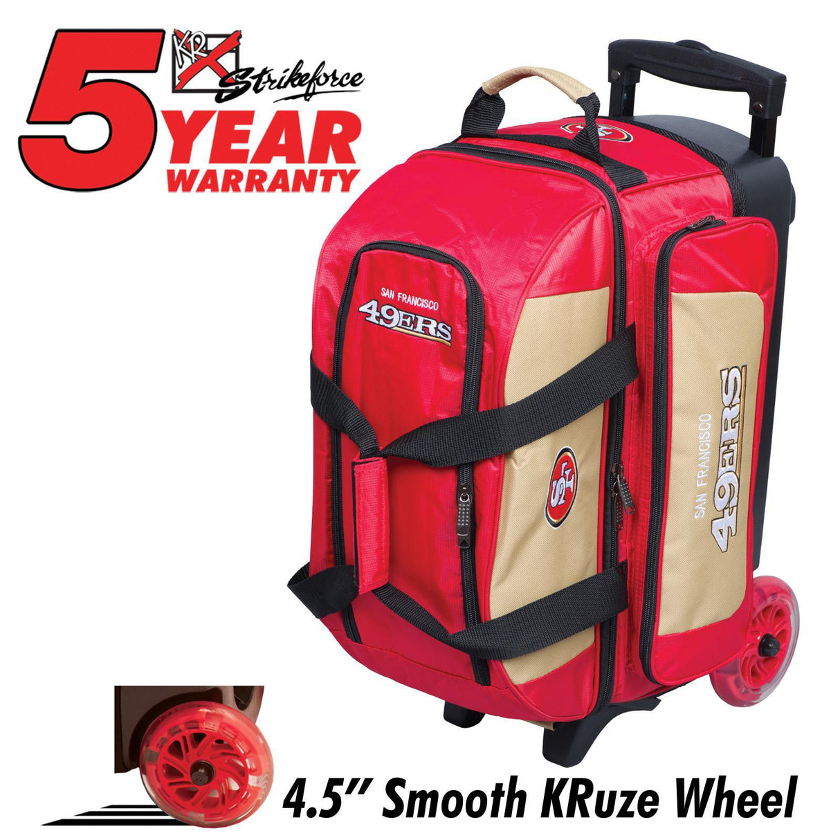 NFL 2 Ball Roller - San Francisco 49ers