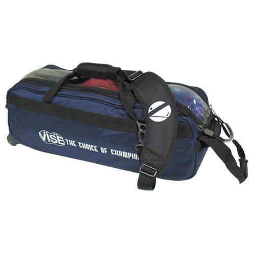 Vise 3 Ball Clear Top Tote Roller Blue
