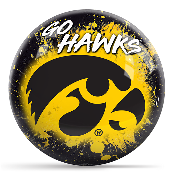 NCAA Paint Splash Ball - University of Iowa