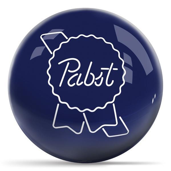Pabst Logo - Blue Bowling Ball