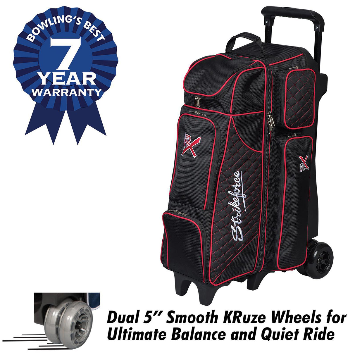 Royal Flush (4x4) 4B Roller - Black/Red