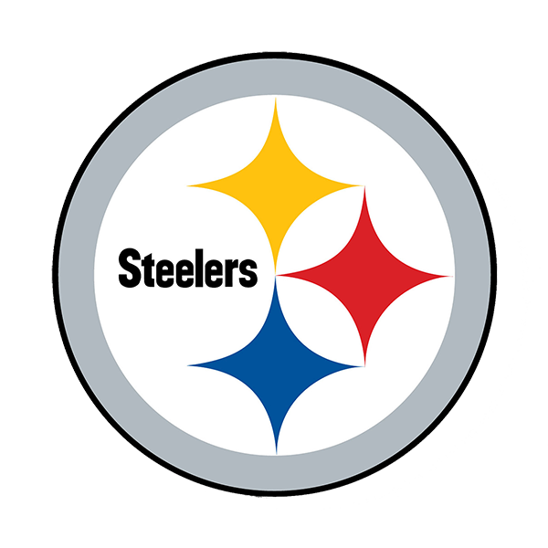 KR Strikeforce NFL Round Rubber Shammy Pittsburgh Steelers