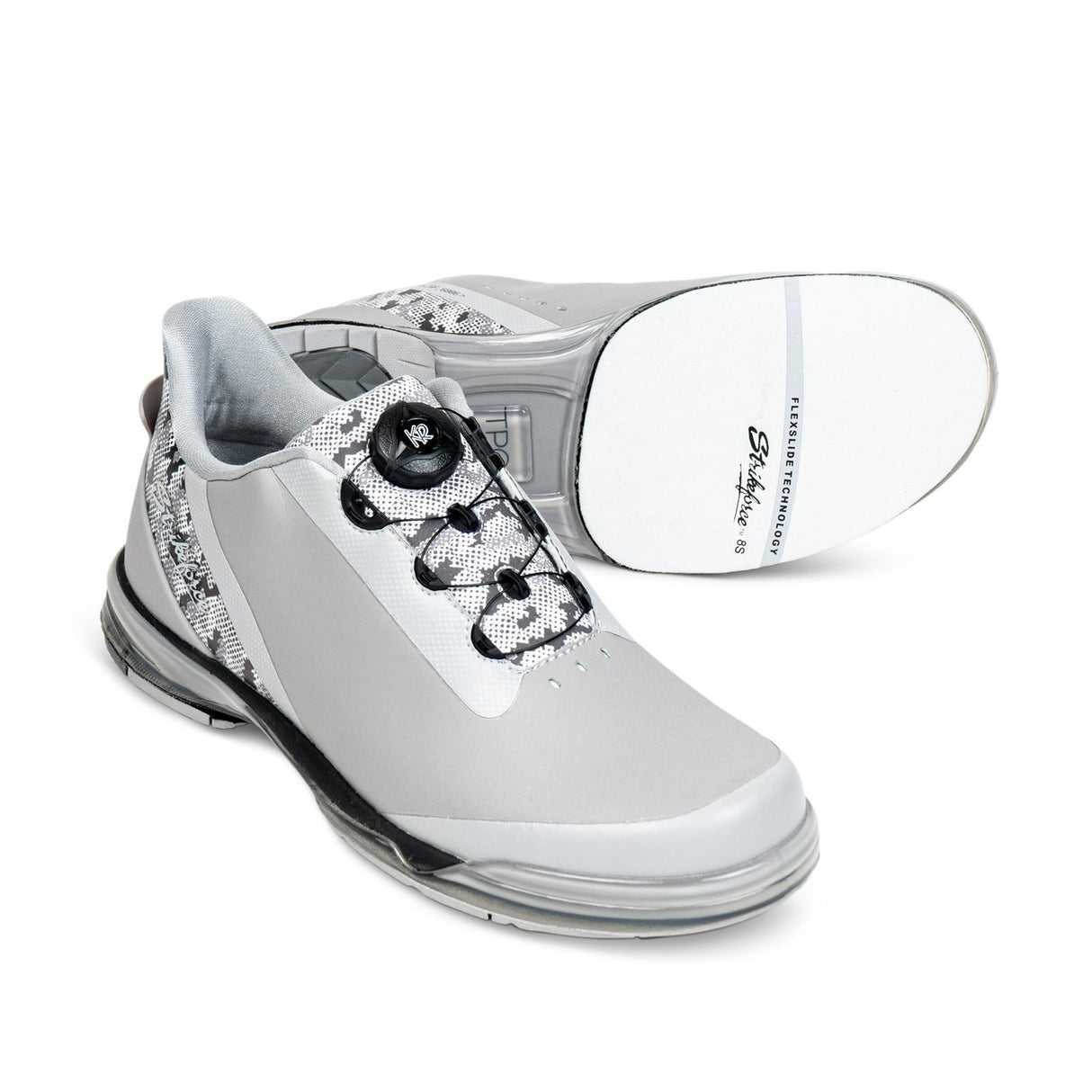 TPC Hype Grey Camo Unisex Bowling Shoes