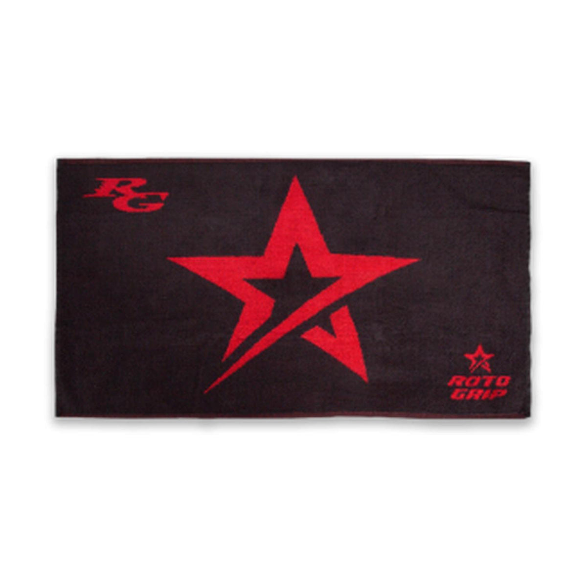Roto Grip Woven Towel - Black/Red