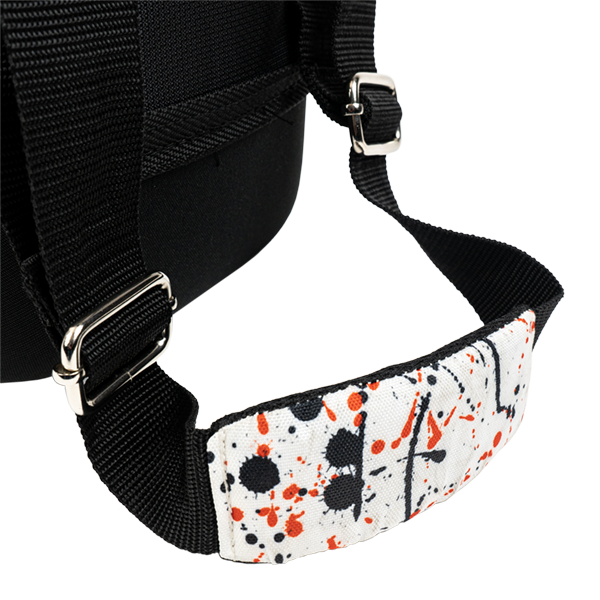 Dye Sub Slim Triple - White/Black/Red Splash