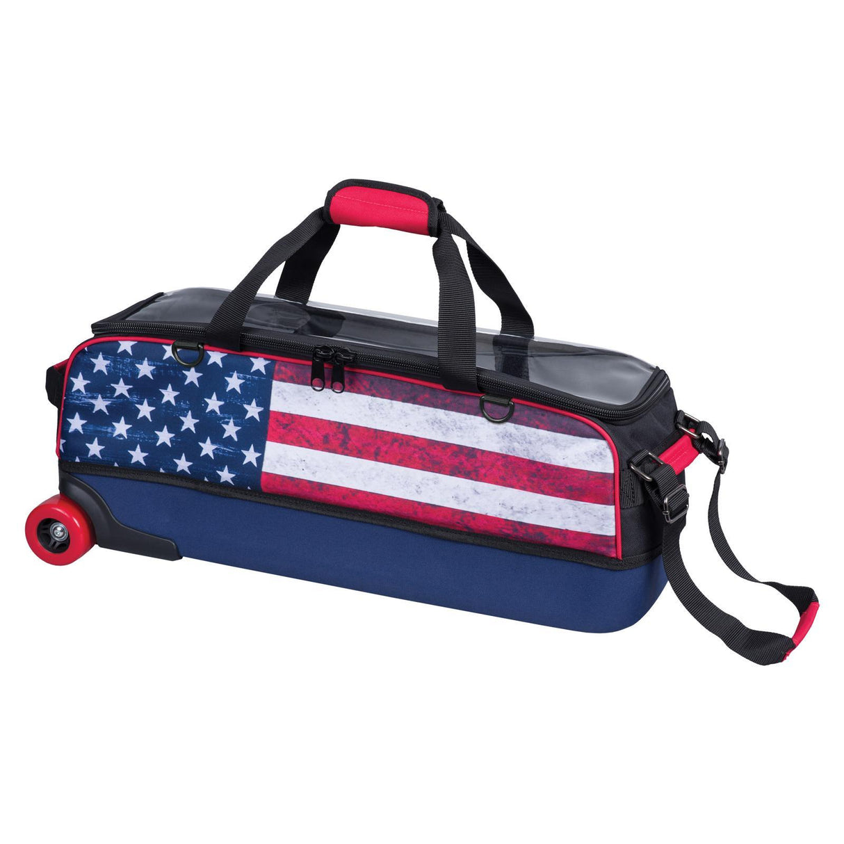 Dye Sub Slim Triple Tote American Flag