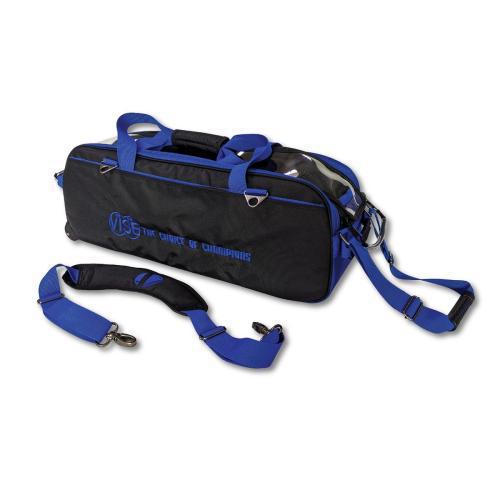Vise 3 Ball Clear Top Tote Roller Black/Blue