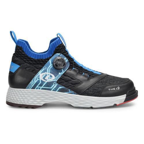 The c9 Sidewinder Boa Black/Blue Men's Bowling Shoes (DISCO)