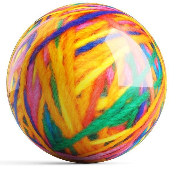 Yarn Ball Bowling Ball