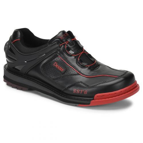 SST 6 Hybrid BOA Black/Red Men's Bowling Shoes (DISCO)