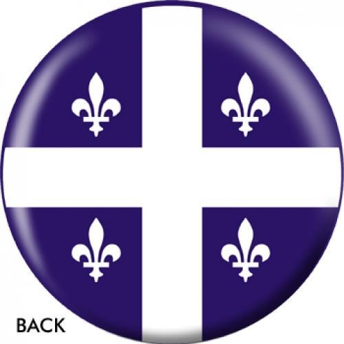 Quebec Flag Bowling Ball