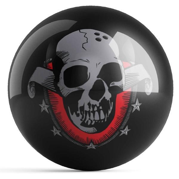 Skull Shield Bowling Ball