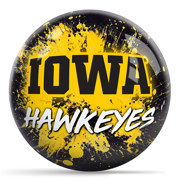 NCAA Paint Splash Ball - University of Iowa