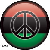 African Flag - Peace Bowling Ball