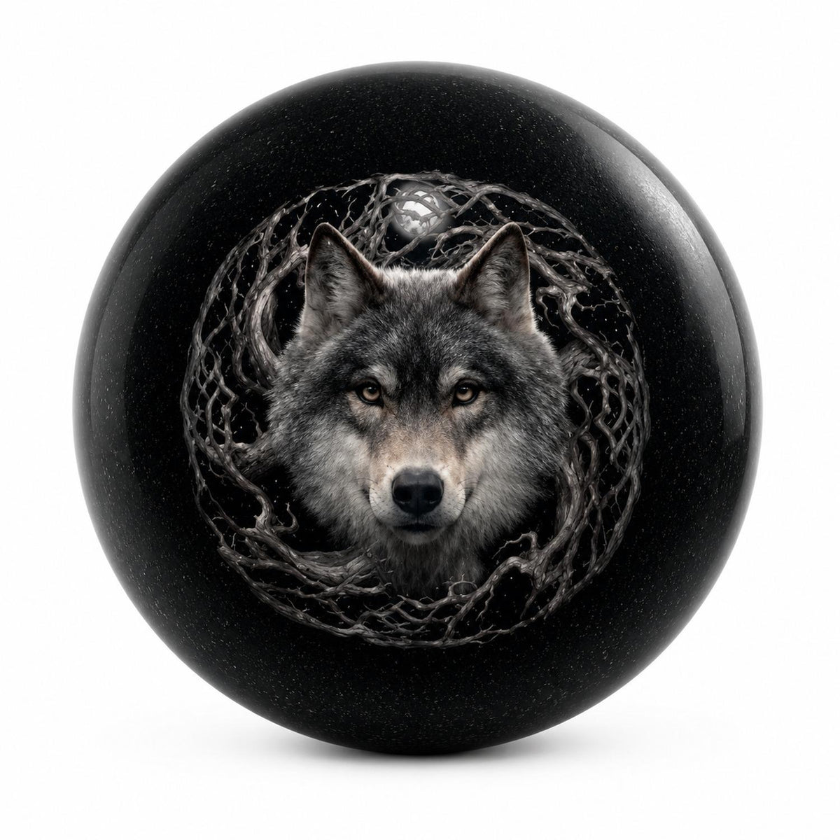 Wolves/Night Forest Polyester Ball