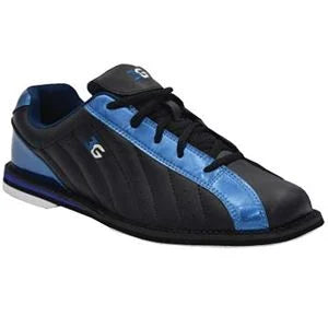 Kicks Unisex Black/Metal Blue Bowling Shoes