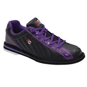 Kicks Unisex Black/Metal Purple Bowling Shoes