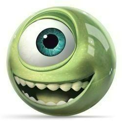 Disney Monsters Inc Mike Wazowski Ball