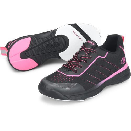 Trixie Black/Pink Women's Bowling Shoes