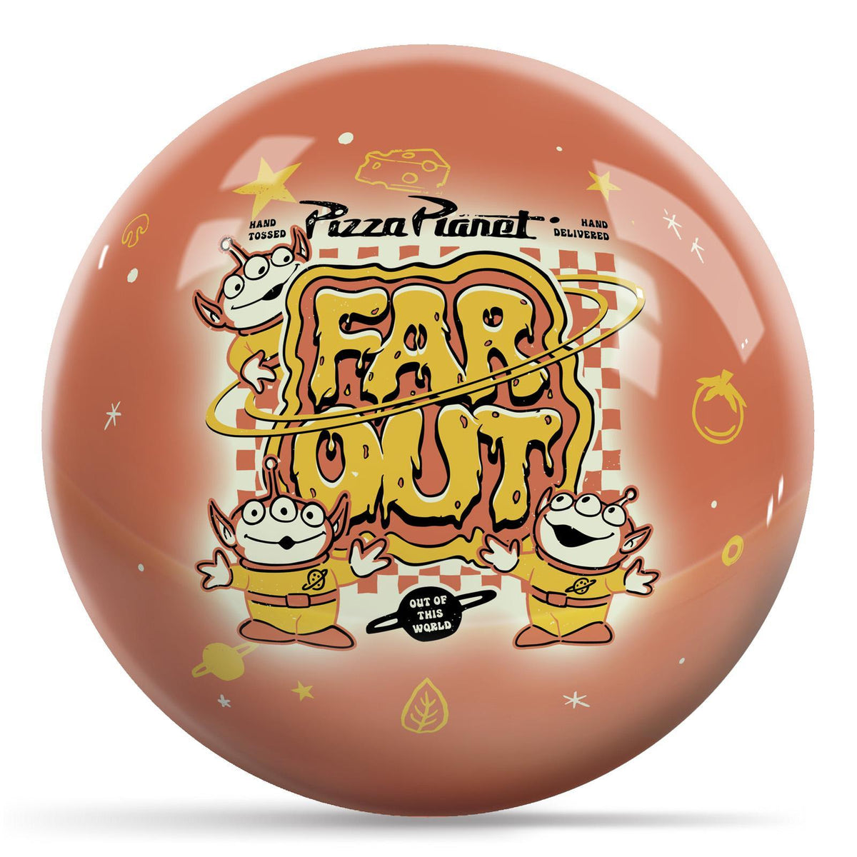 Toy Story Pizza Planet Bowling Ball