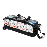 Dye Sub Slim Triple - White/Black/Red Splash