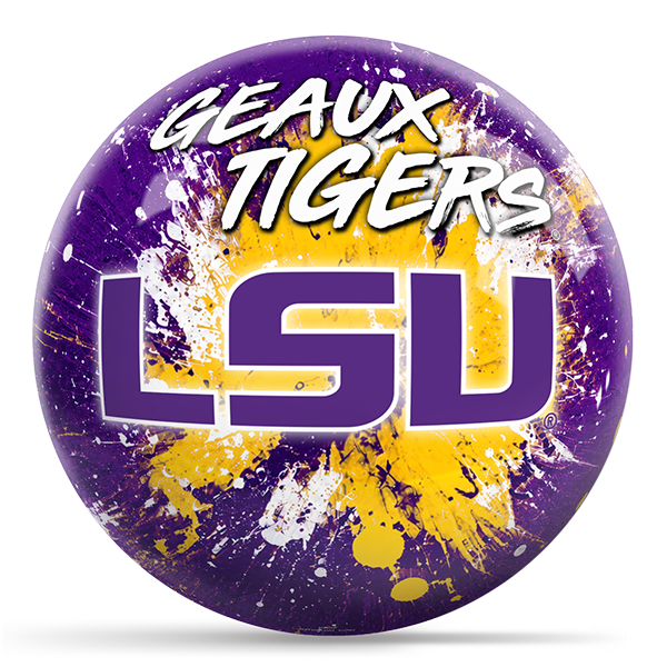 NCAA Paint Splash Ball - LSU
