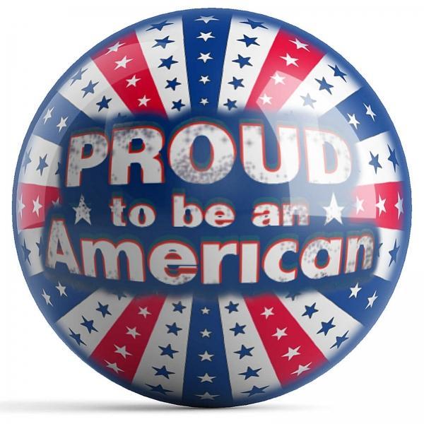 Proud To Be An American Bowling Ball
