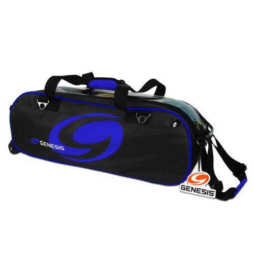 Sport 3 Ball Tote Roller Black/Blue