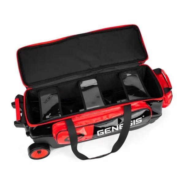 Genesis Sleek Gloss™ 3 Ball Roller Black/Red