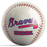 2021 World Series Champion Atlanta Braves Baseball Ball