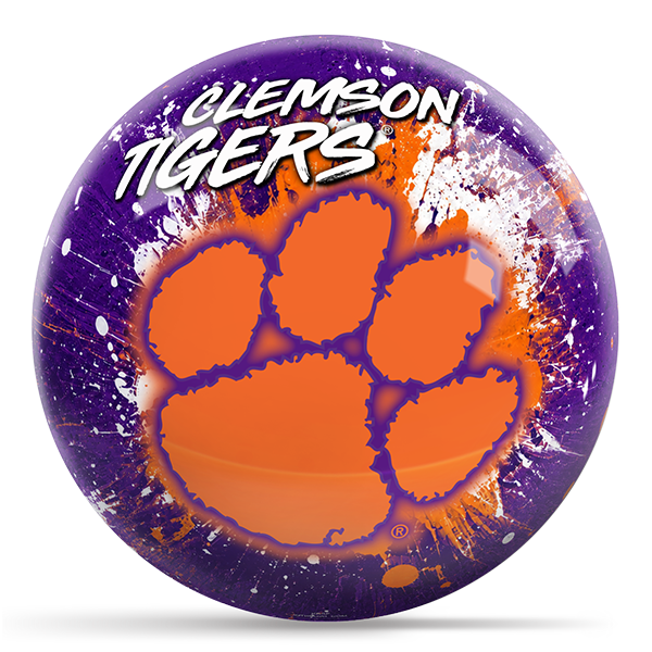 NCAA Paint Splash Ball - Clemson University