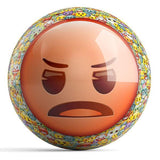 emoji Steamed-Devil Bowling Ball