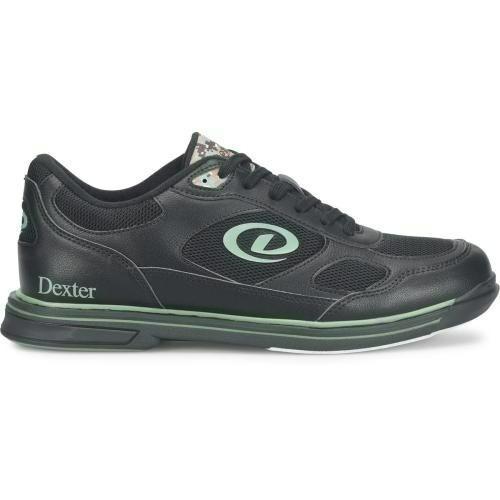 Randy Black/Camo Green Men's Bowling Shoes