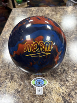 14lb Storm PhysiX Raze Blaze Orange/Ink Bowling Ball Overseas NEW Undrilled RARE