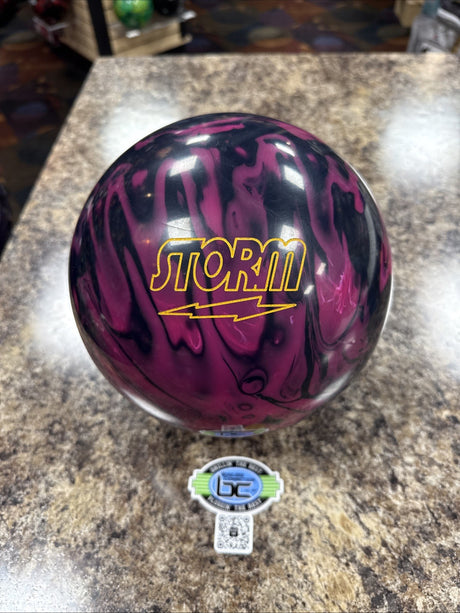 14lb Storm Prime Gate Black/Fuschia Bowling Ball Overseas NEW Undrilled RARE!!