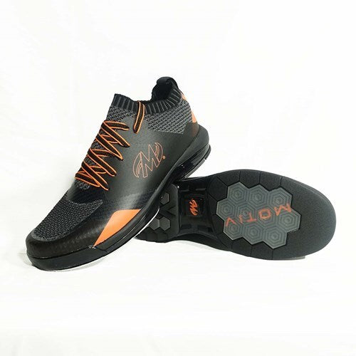Men's MOTIV FLASH Right-Handed WIDE WIDTH Bowling Shoes SMOKE/ORANGE
