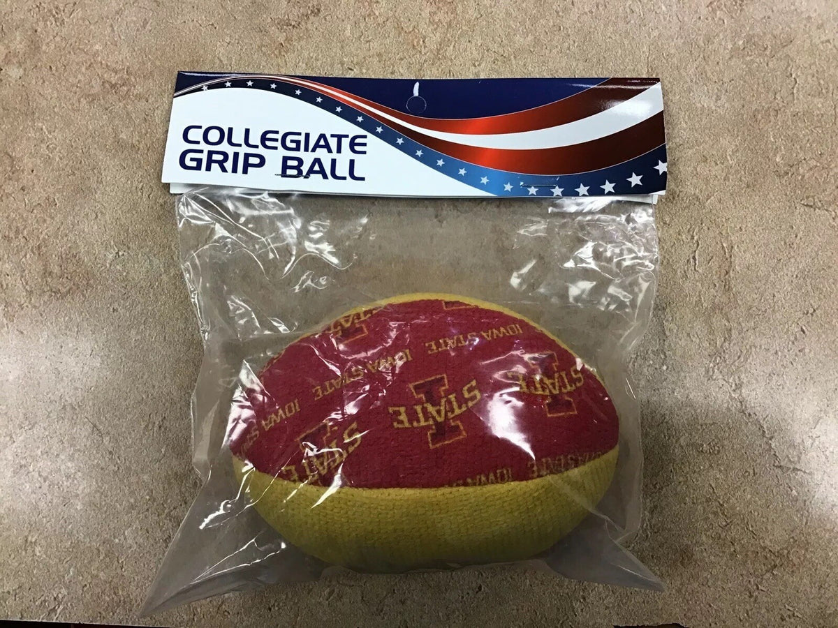New KR STRIKEFORCE Collegiate Grip Ball IOWA STATE CYCLONES Red/Yellow
