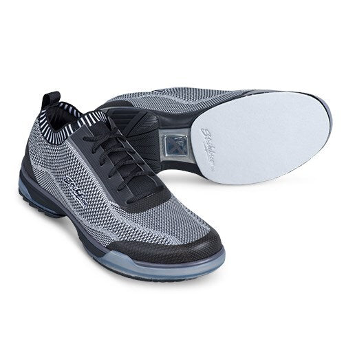 Men's KR Strikeforce TOUR KNIT Right-Handed Bowling Shoes BLACK/GREY