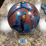 15lb Radical Power Hitter Black/Caramel/Blue Bowling Ball NEW Undrilled