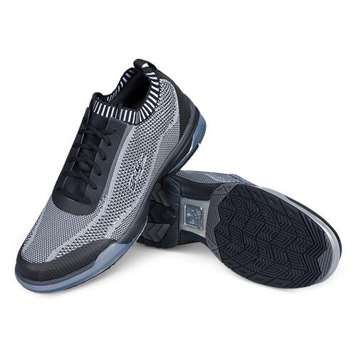 Men's KR Strikeforce TOUR KNIT Right-Handed Bowling Shoes BLACK/GREY