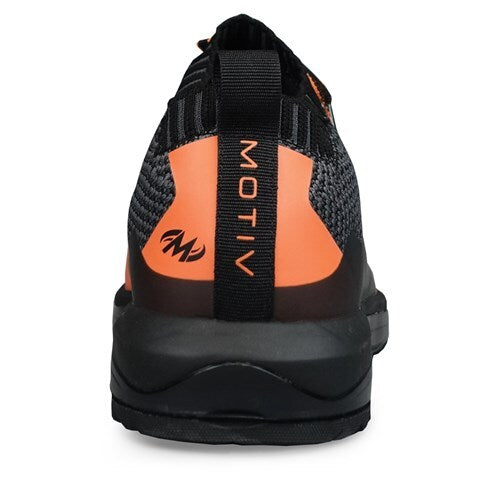 Men's MOTIV FLASH Right-Handed WIDE WIDTH Bowling Shoes SMOKE/ORANGE